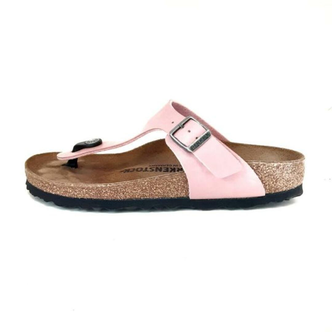 BIRKENSTOCK(ビルケンシュトック)のBIRKEN STOCK(ビルケンシュトック) サンダル 36 レディース - ピンク レザー レディースの靴/シューズ(サンダル)の商品写真