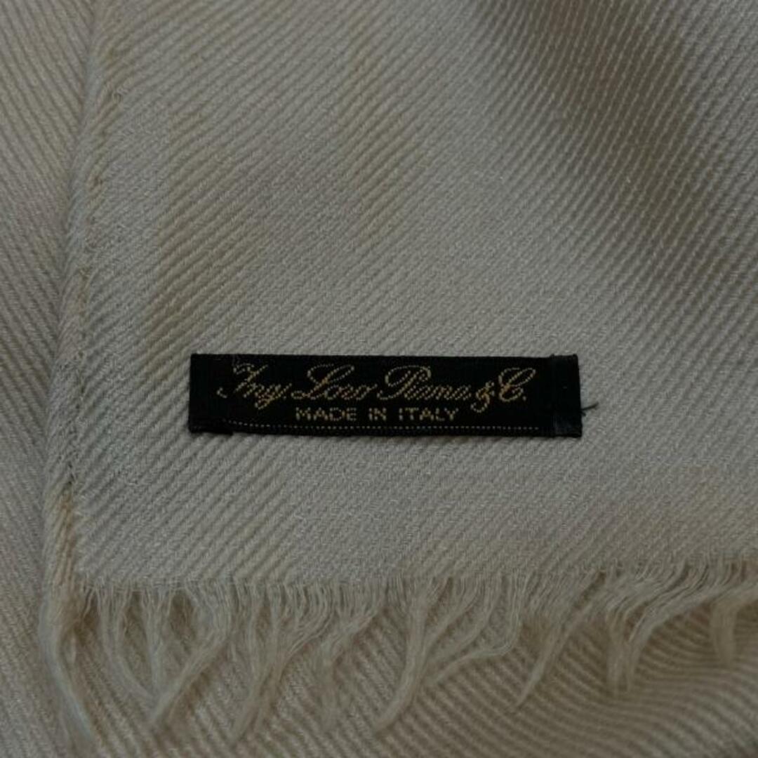 LORO PIANA(ロロピアーナ)のLoro Piana(ロロピアーナ) ストール(ショール) - ベージュ カシミヤ×シルク レディースのファッション小物(マフラー/ショール)の商品写真