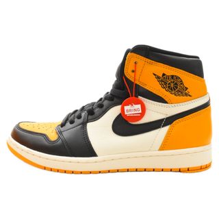 ナイキ(NIKE)のNIKE ナイキ AIR JORDAN 1 HIGH OG TAXI エアジョーダン1 タクシー ハイカットスニーカー イエロー/ホワイト US9.5/27.5cm 555088-711(スニーカー)