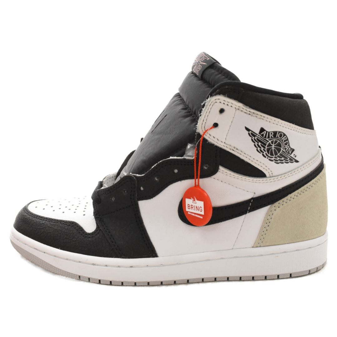 NIKE(ナイキ)のNIKE ナイキ AIR JORDAN1 RETRO HIGH OG Bleached Coral エアジョーダン1 ブリーチド コーラル ハイカットスニーカー グレー US9/27cm 555088-108 メンズの靴/シューズ(スニーカー)の商品写真