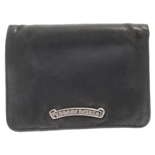 クロムハーツ(Chrome Hearts)のCHROME HEARTS クロムハーツ JOEY ジョーイ ダガージップ レザーウォレット 二つ折り 財布 ブラック(折り財布)