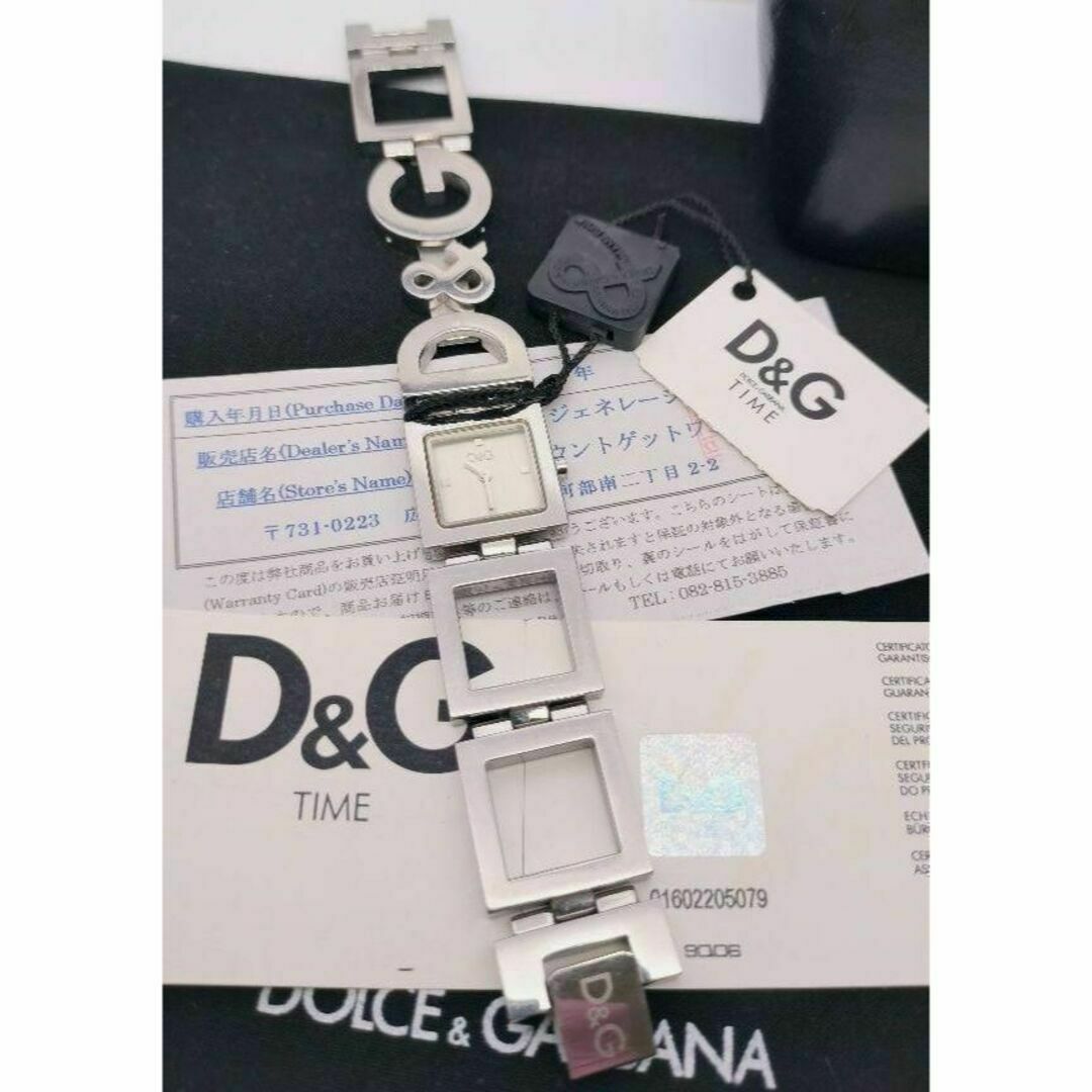 DOLCE&GABBANA(ドルチェアンドガッバーナ)のドルガバ　レディース　ドルチェ＆ガッバーナ　腕時計　D&G シルバー レディースのファッション小物(腕時計)の商品写真