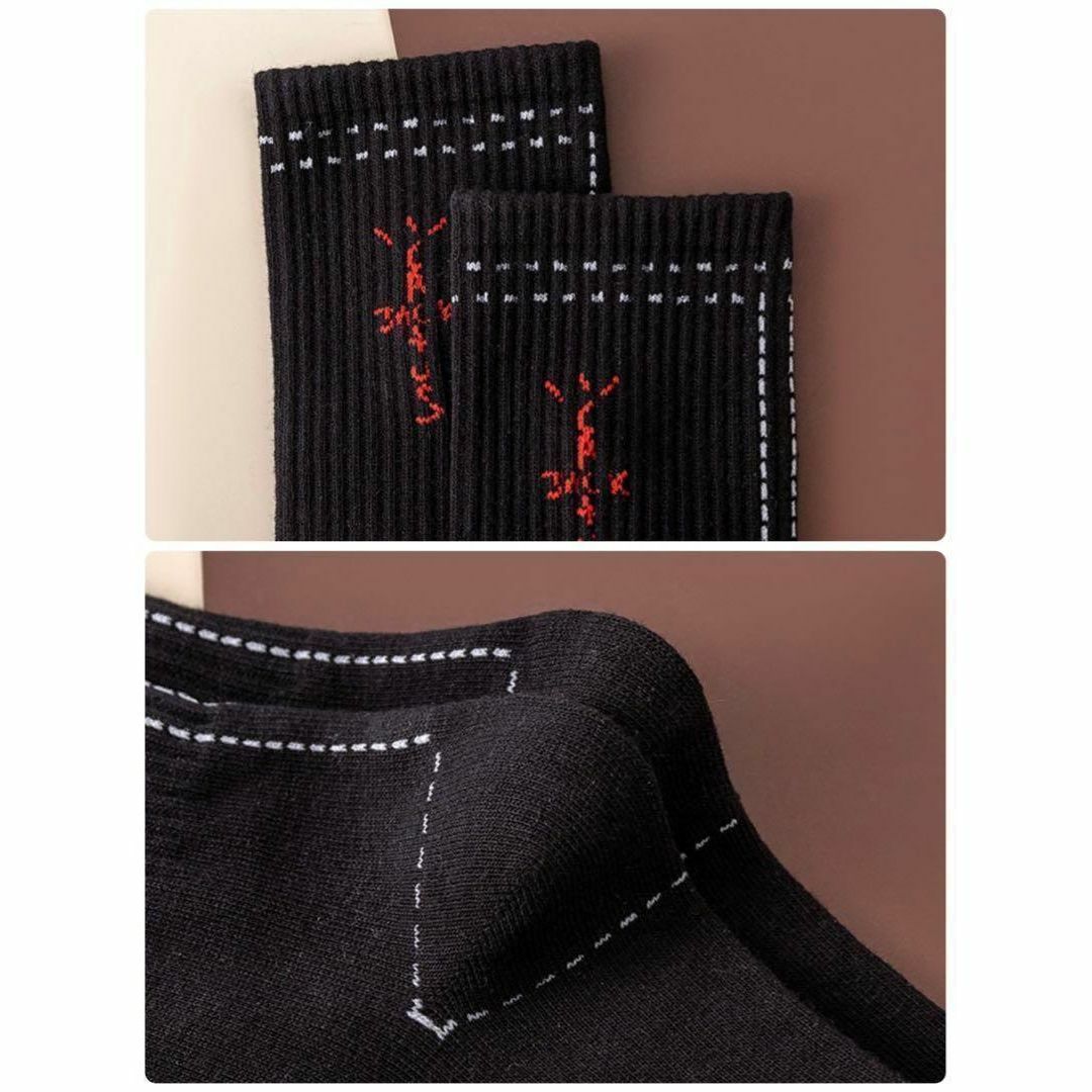 ⚡️特価⚡️ソックス　スニーカー　イメージ　ブラックファントム　ロゴ1足 メンズのレッグウェア(その他)の商品写真