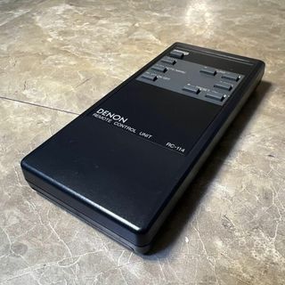 デノン(DENON)のDENON FM/AMステレオチューナー　TU-380R用リモコン　RC-114(その他)