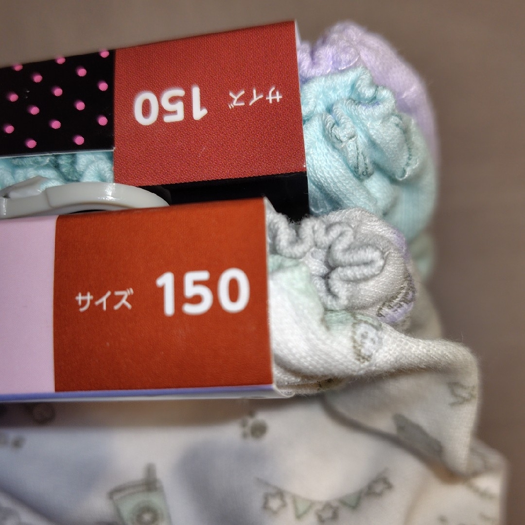 [5-６]女児ショーツ 150cmサイズ4枚セット キッズ/ベビー/マタニティのキッズ服女の子用(90cm~)(下着)の商品写真