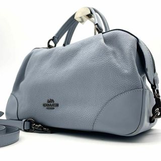 COACH - コーチ ポリッシュド ぺブル レザー リファインド 2way ハンドバッグ