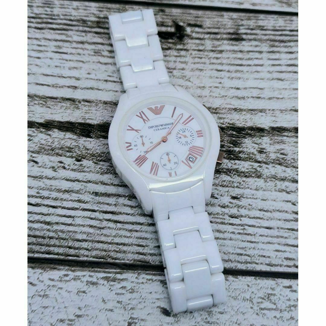 Emporio Armani(エンポリオアルマーニ)のエンポリオアルマー二　CERAMICA　腕時計　ARMANI レディースのファッション小物(腕時計)の商品写真
