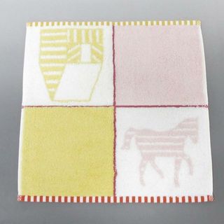 ☆【新品未使用】エルメス ハンカチ コットン100% ピンク系 箱付
