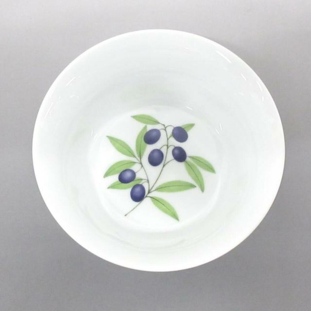 Noritake(ノリタケ)のNoritake(ノリタケ) 食器新品同様  白×パープル×マルチ 植物 陶器 インテリア/住まい/日用品のキッチン/食器(その他)の商品写真