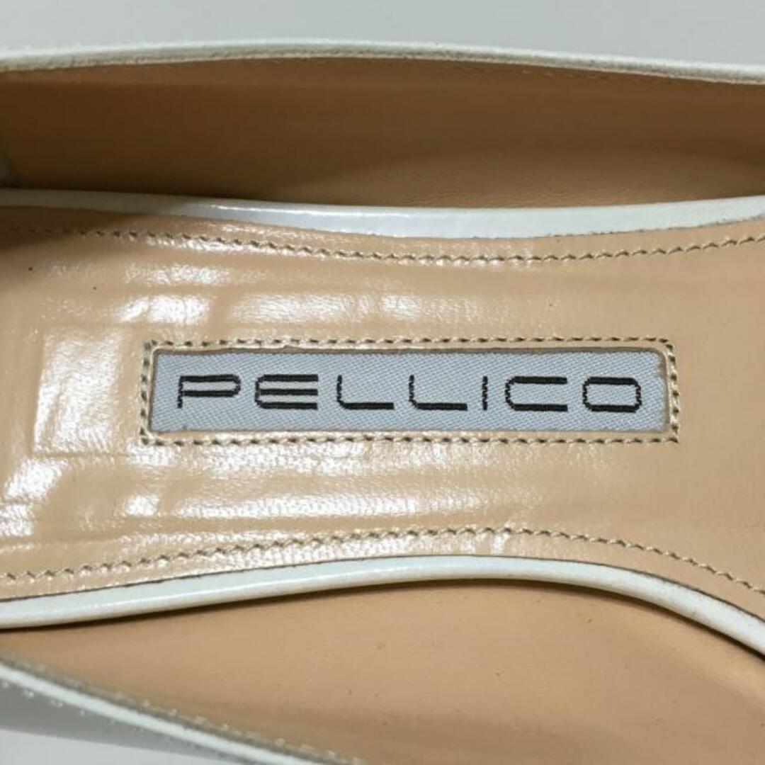 PELLICO(ペリーコ)のPELLICO(ペリーコ) フラットシューズ 36 レディース - 白×シルバー スター(星)/アウトソール張替済 エナメル（レザー）×レザー レディースの靴/シューズ(その他)の商品写真