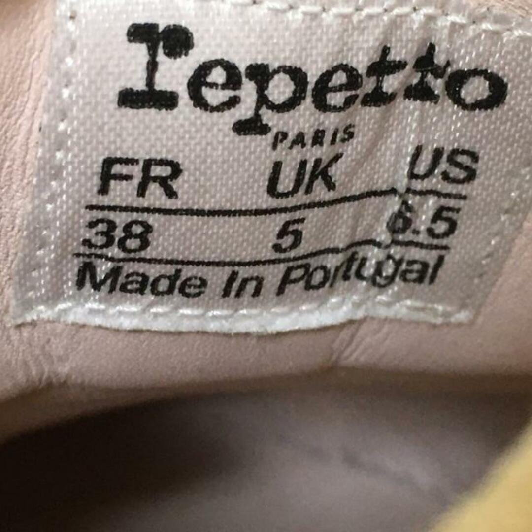 repetto(レペット)のrepetto(レペット) シューズ FR38 レディース - ベージュ×ライトイエロー×ダークイエロー スエード×レザー×エナメル（レザー） レディースの靴/シューズ(その他)の商品写真