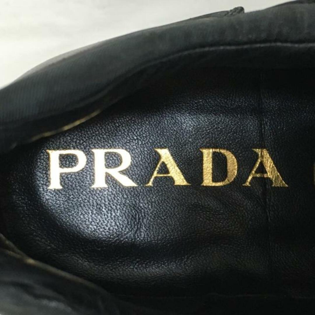 PRADA(プラダ)のPRADA(プラダ) スニーカー 35 1/2 レディース - 黒 レザー×ナイロン レディースの靴/シューズ(スニーカー)の商品写真