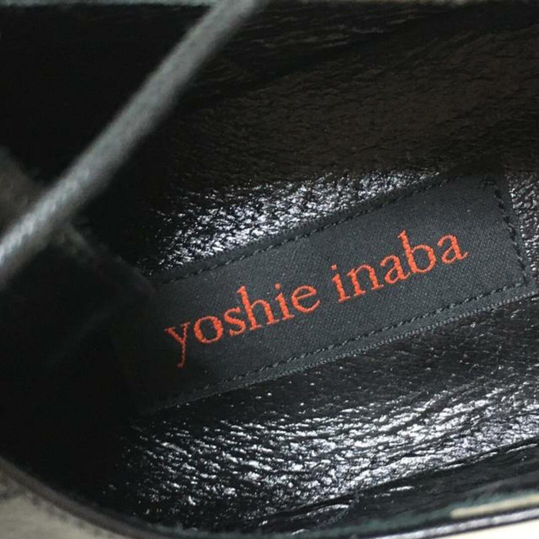 YOSHIE INABA(ヨシエイナバ) シューズ 23 レディース - 黒 レザー レディースの靴/シューズ(その他)の商品写真