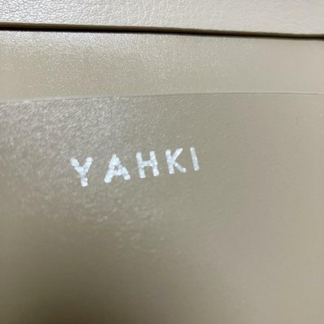 YAHKI(ヤーキ) ハンドバッグ - グレーベージュ レザー レディースのバッグ(ハンドバッグ)の商品写真