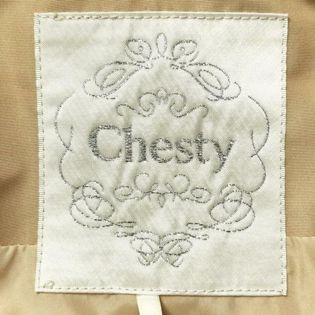 Chesty(チェスティ)のChesty(チェスティ) コート サイズ0 XS レディース - ベージュ×イエローグリーン×マルチ 長袖/花柄/春/秋 ポリエステル レディースのジャケット/アウター(その他)の商品写真