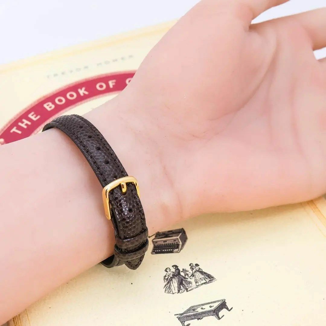 MIKIMOTO(ミキモト)の◆美品 稼働  MIKIMOTO 腕時計 アンティーク調 レザーブレスレット a レディースのファッション小物(腕時計)の商品写真