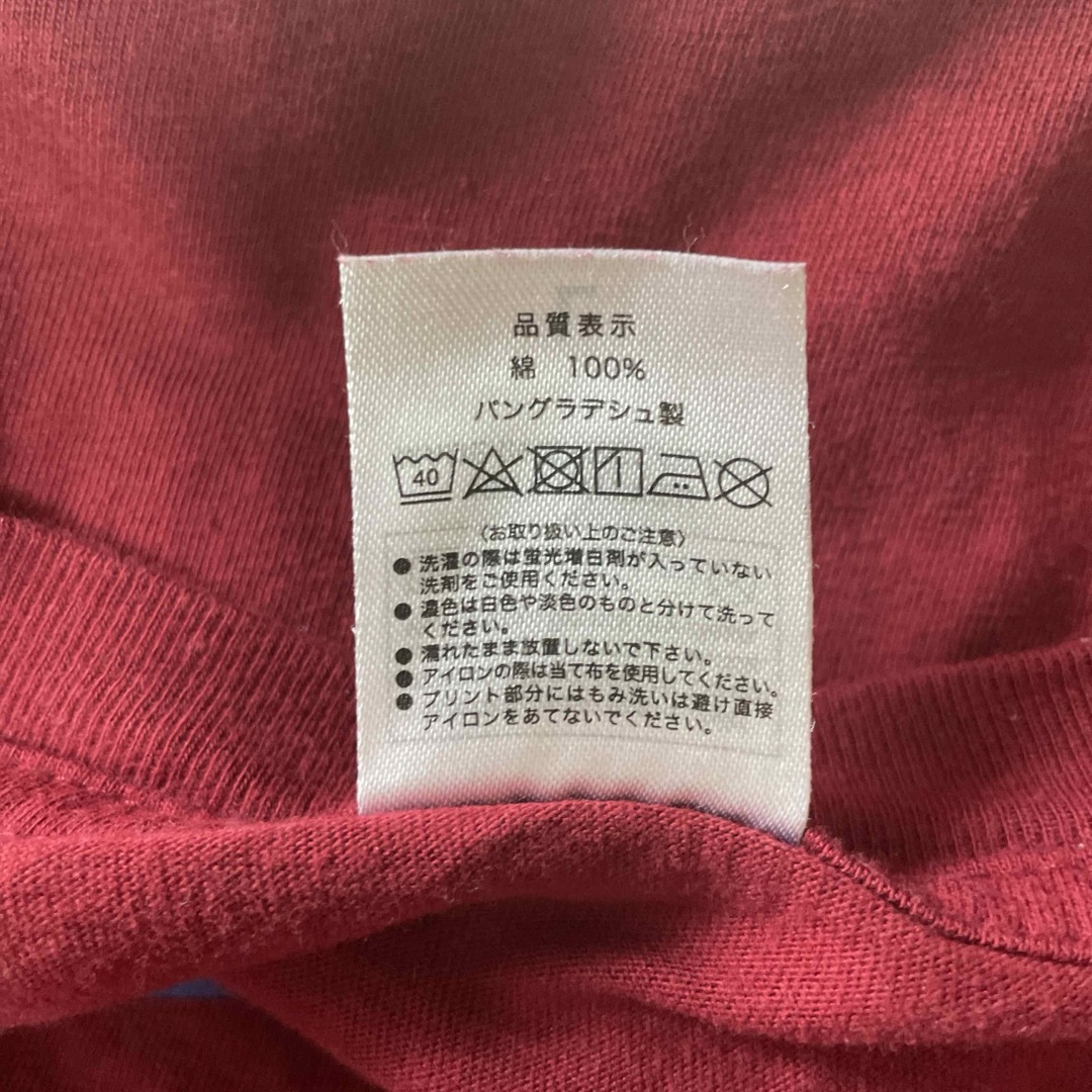 メンズ　Tシャツ　半袖　Ｌサイズ　レッド系 メンズのトップス(Tシャツ/カットソー(半袖/袖なし))の商品写真