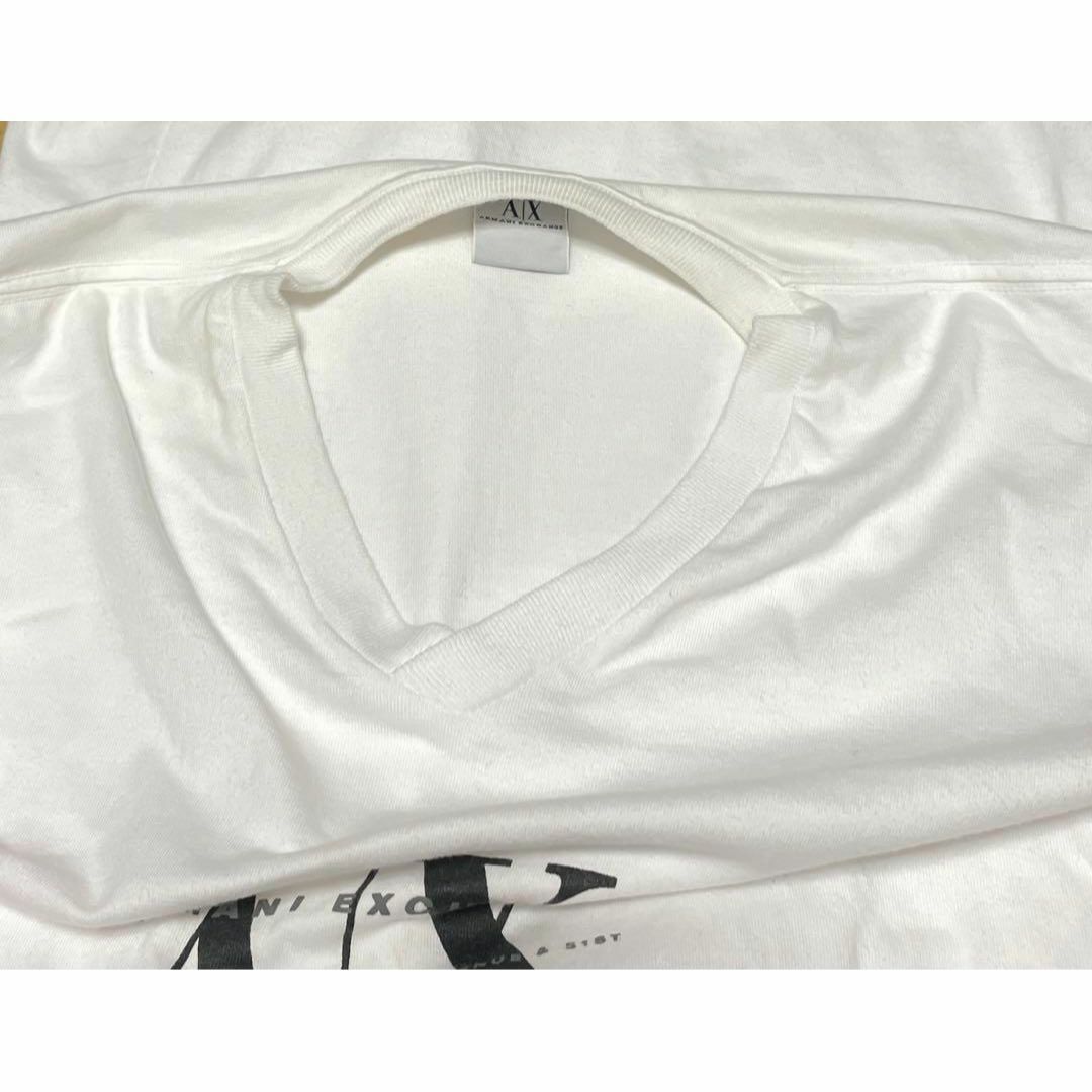 ARMANI EXCHANGE(アルマーニエクスチェンジ)の訳あり ARMANI EXCHANGE アルマーニエクスチェンジ Vネック S レディースのトップス(Tシャツ(半袖/袖なし))の商品写真