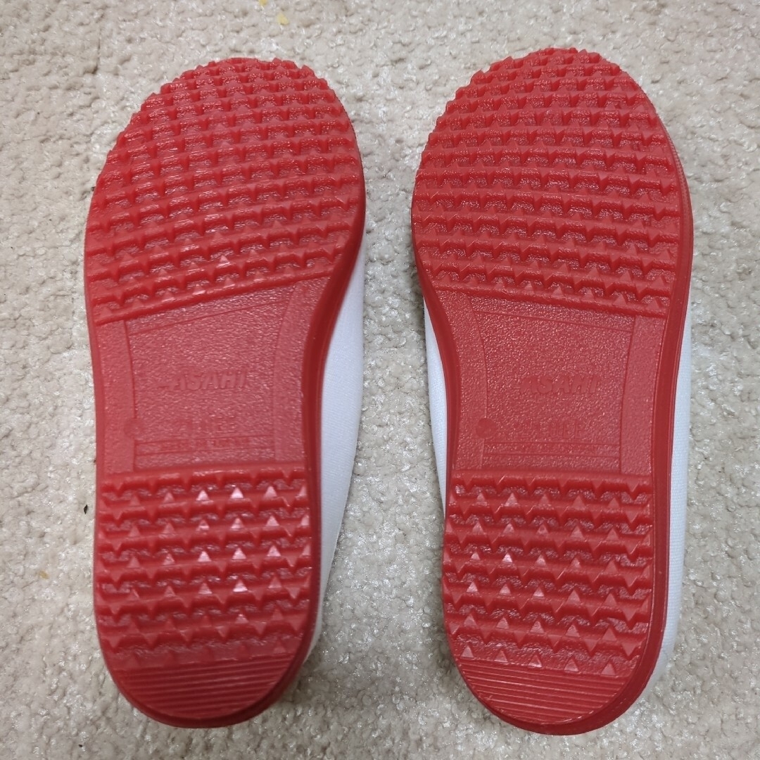 アサヒ(アサヒ)の上履き　アサヒ　21.0　赤　レッド キッズ/ベビー/マタニティのキッズ靴/シューズ(15cm~)(スクールシューズ/上履き)の商品写真