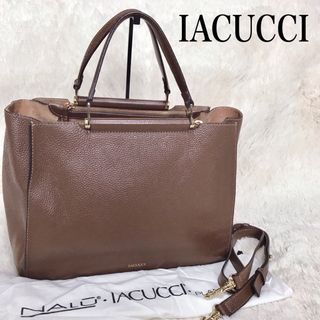 イアクッチ(IACUCCI)のIACUCCI ロゴ オールレザー トートバッグ ショルダーバッグ 2way(トートバッグ)