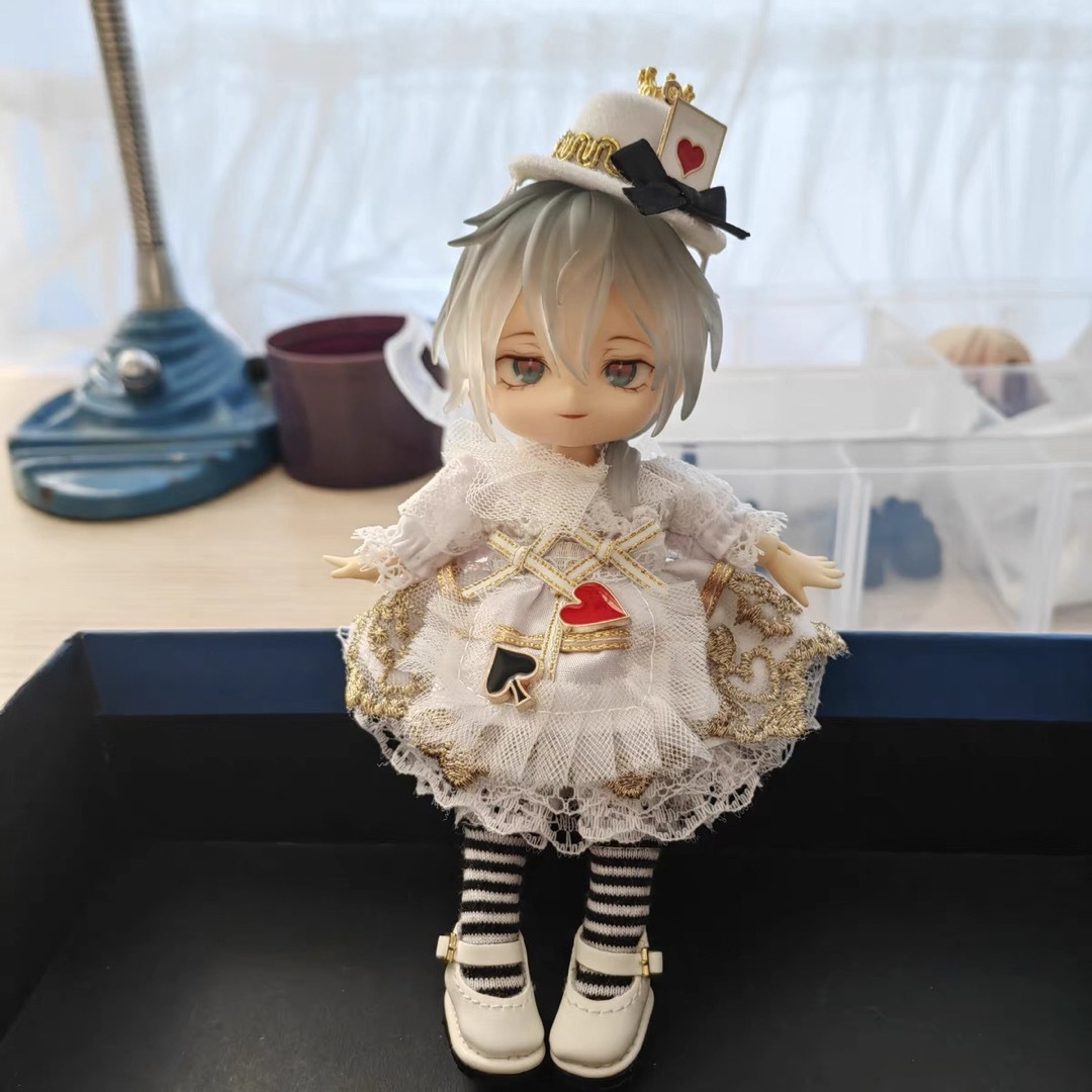 JANAYA ハンドメイド　オビツ11靴　ストラップシューズ　白色　翌日発送 ハンドメイドのぬいぐるみ/人形(その他)の商品写真