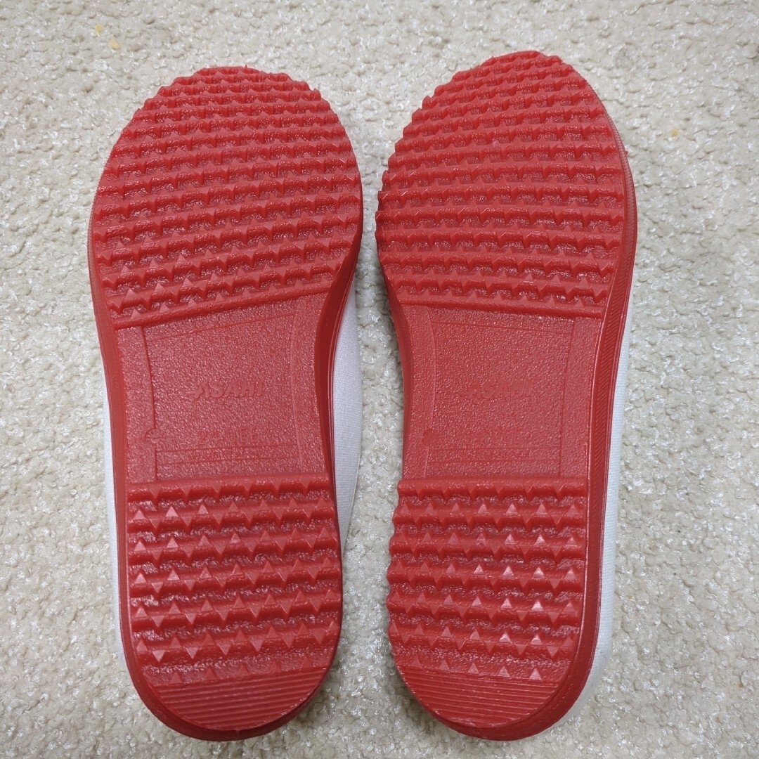 アサヒ(アサヒ)の上履き　アサヒ　24.0　赤　レッド キッズ/ベビー/マタニティのキッズ靴/シューズ(15cm~)(スクールシューズ/上履き)の商品写真