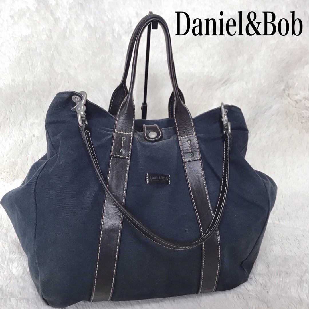 Daniel & Bob(ダニエルアンドボブ)のDaniel&Bob 大容量 2way トートバッグ ショルダーバッグ レザー メンズのバッグ(トートバッグ)の商品写真