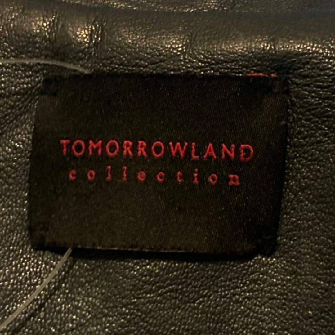 TOMORROWLAND(トゥモローランド)のTOMORROWLAND(トゥモローランド) ライダースジャケット サイズ36 S レディース - ダークグリーン 長袖/春/秋 レディースのジャケット/アウター(ライダースジャケット)の商品写真