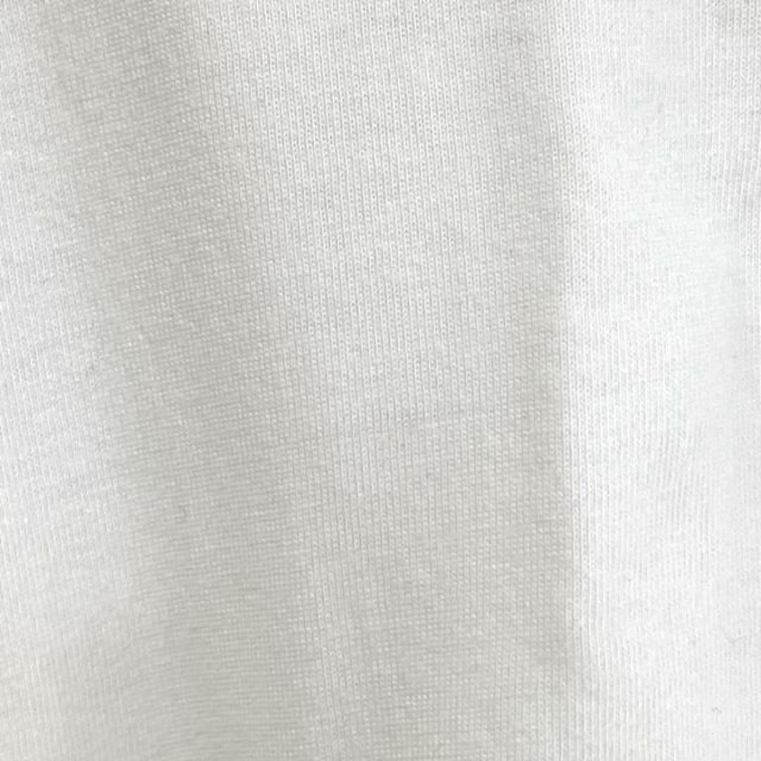 1piu1uguale3(ウノピゥウノウグァーレトレ)の1 piu 1 uguale 3(ウノ ピュ ウノ ウグァーレ トレ) 半袖Tシャツ サイズXL メンズ美品  - 白×黒×マルチ クルーネック/起毛ロゴ メンズのトップス(Tシャツ/カットソー(半袖/袖なし))の商品写真