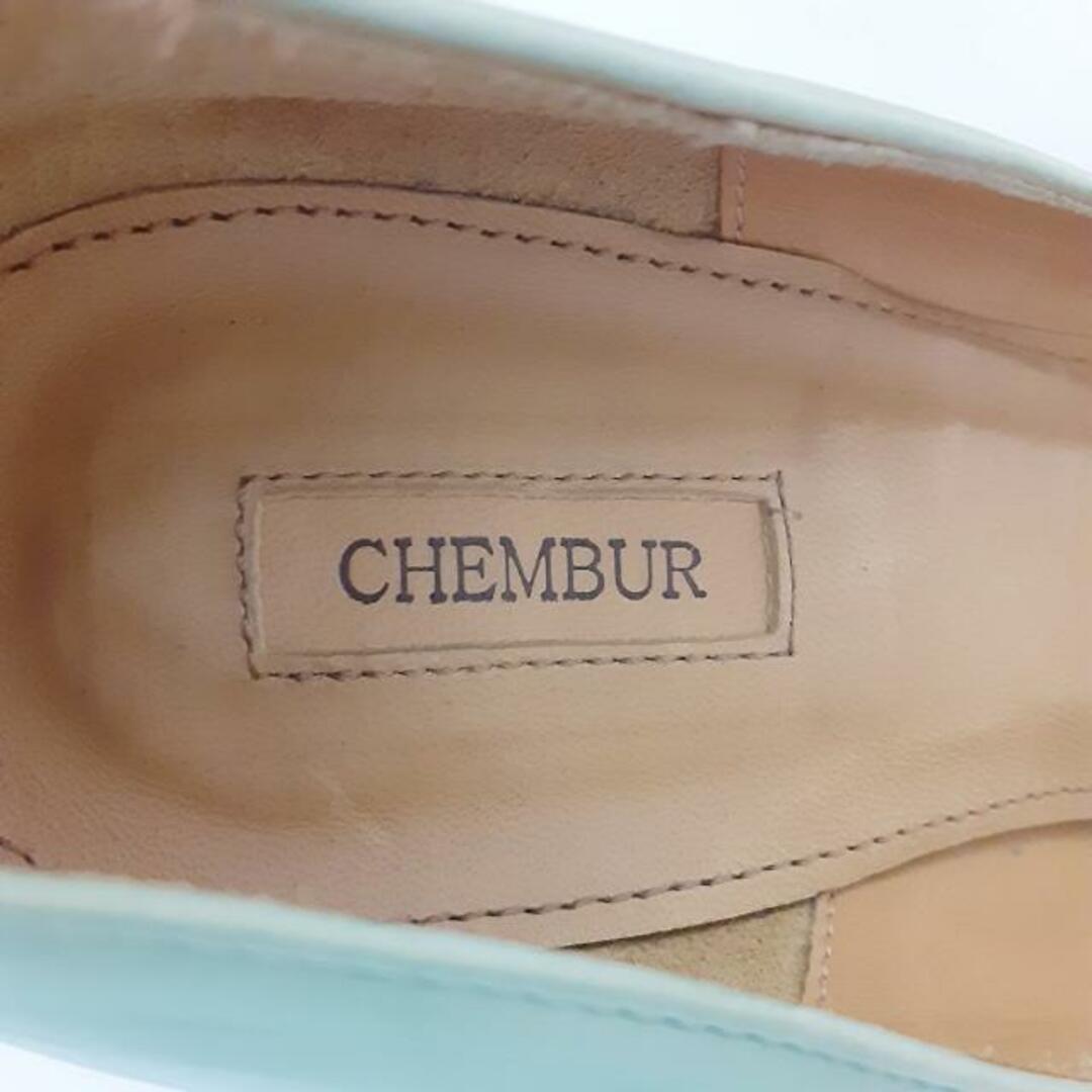CHEMBUR(チェンバー)のCHEMBUR(チェンバー) パンプス 36 レディース - ライトグリーン オープントゥ レザー レディースの靴/シューズ(ハイヒール/パンプス)の商品写真