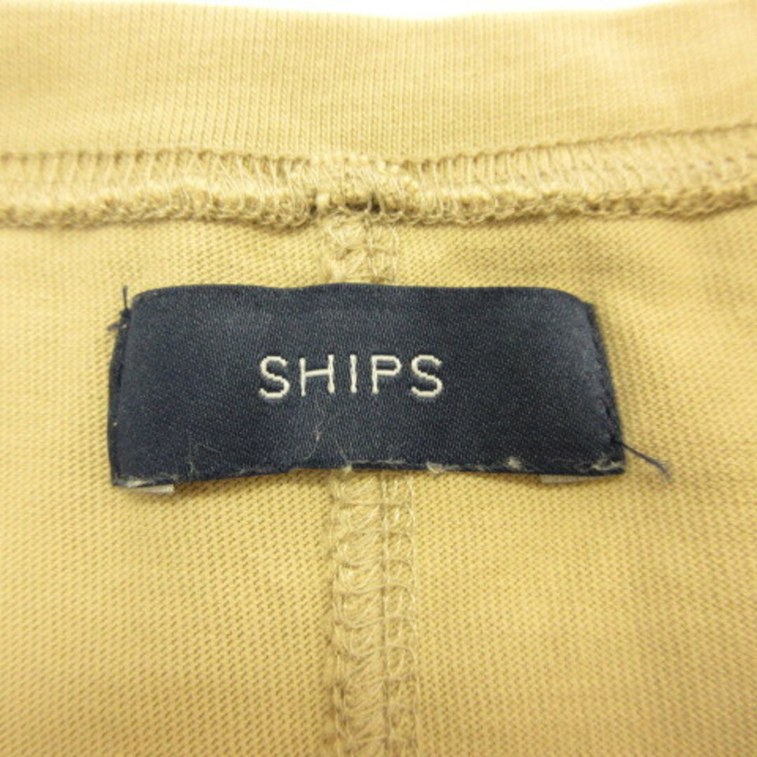 SHIPS(シップス)のシップス SHIPS カットソー ノースリーブ ベージュ *T212 レディースのトップス(カットソー(半袖/袖なし))の商品写真
