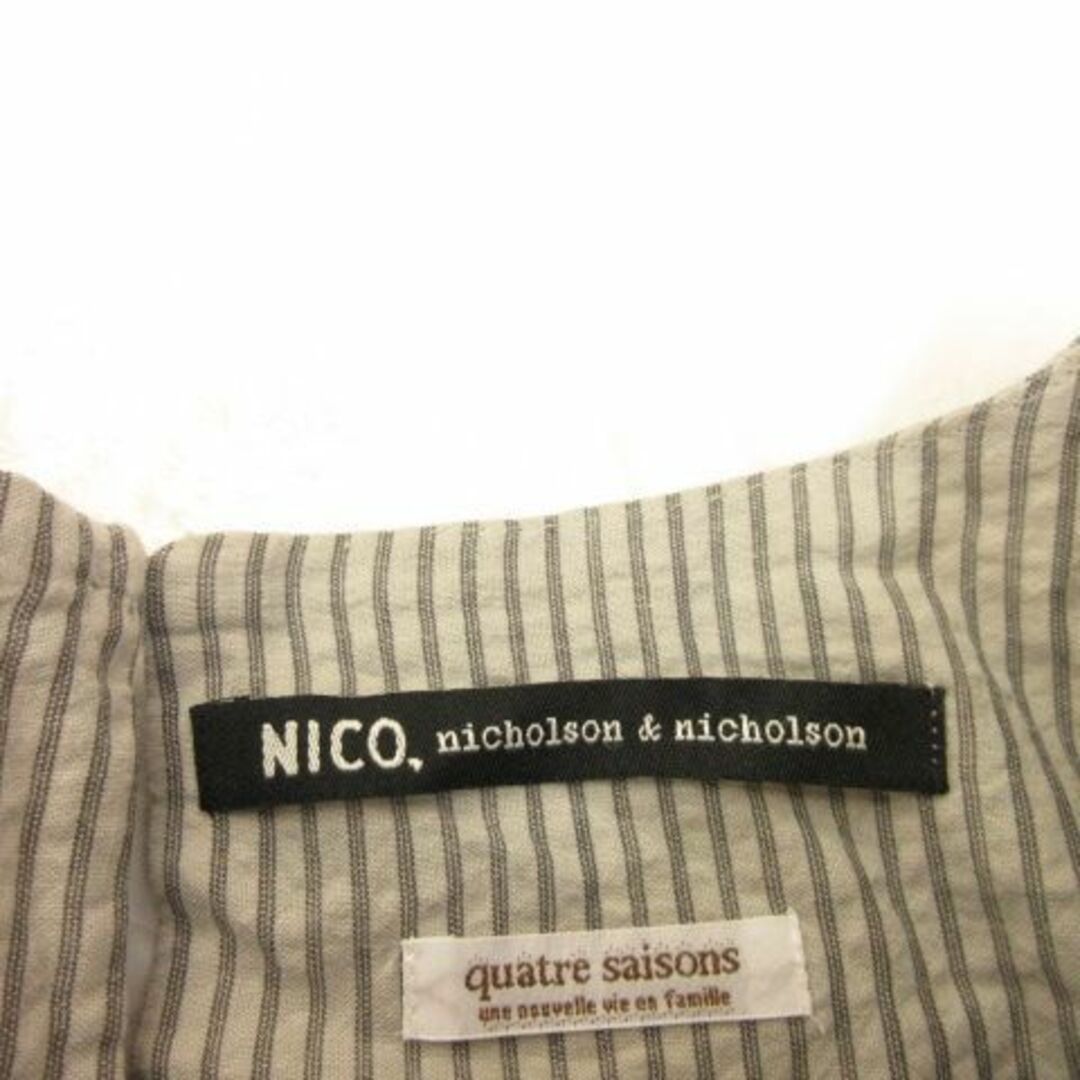 other(アザー)のNICO.nicholson＆nicholson カットソー 長袖 グレー レディースのトップス(カットソー(長袖/七分))の商品写真