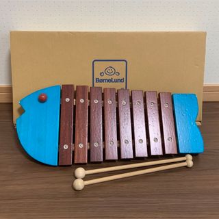 ボーネルンド(BorneLund)のボーネルンド おさかなシロフォン 青(楽器のおもちゃ)