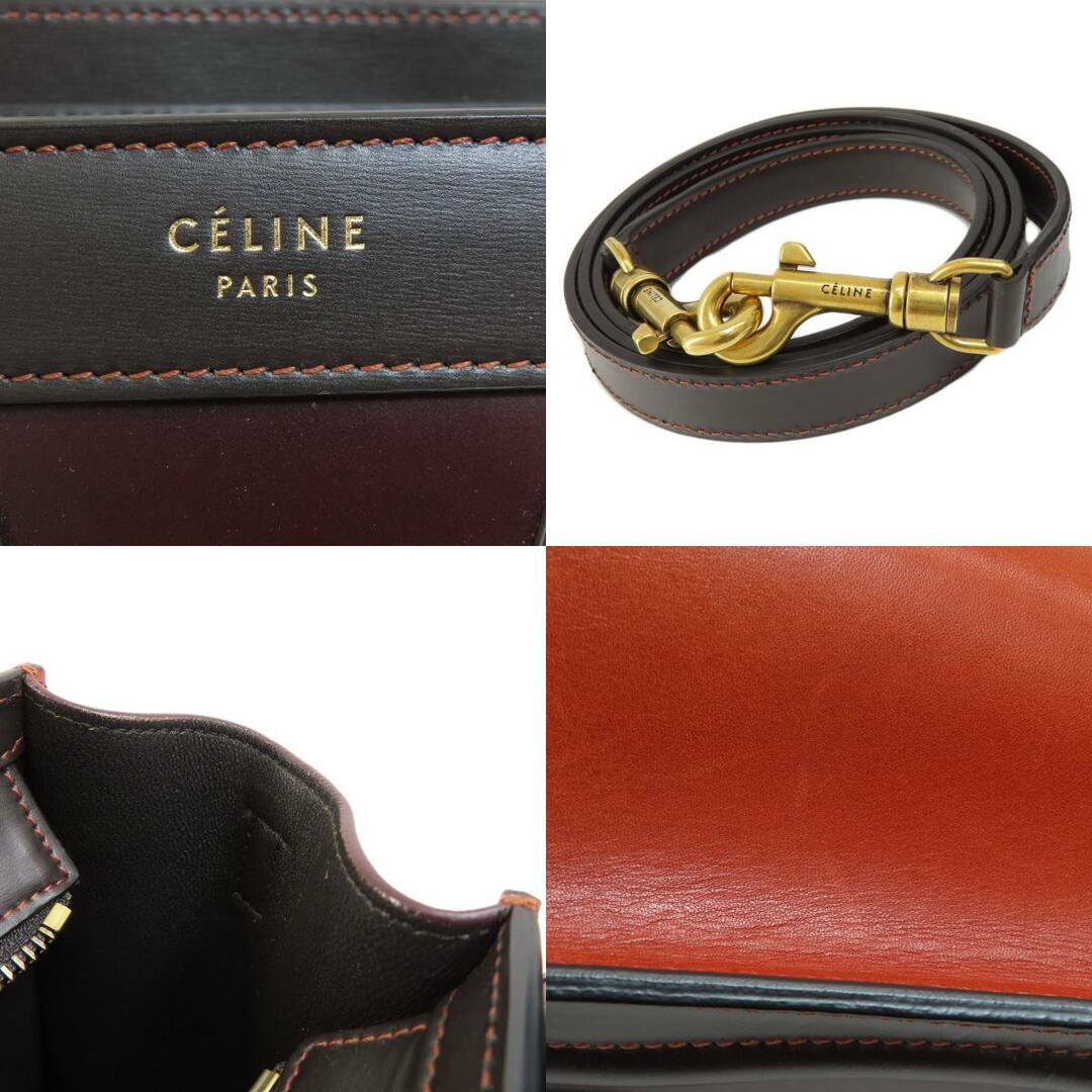 celine(セリーヌ)のCELINE ラゲージナノ 2WAY ハンドバッグ カーフ レディース レディースのバッグ(ハンドバッグ)の商品写真