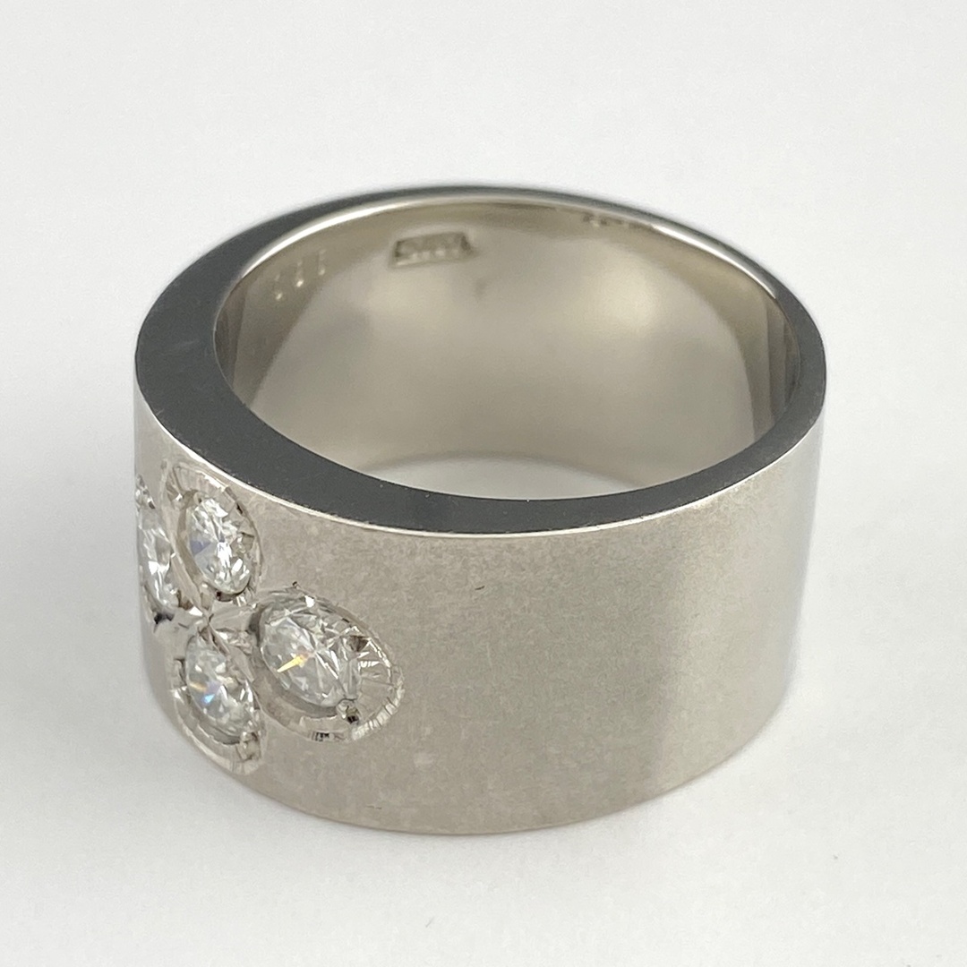 メレダイヤ デザインリング 19号 Pt850 【中古】 メンズのアクセサリー(リング(指輪))の商品写真