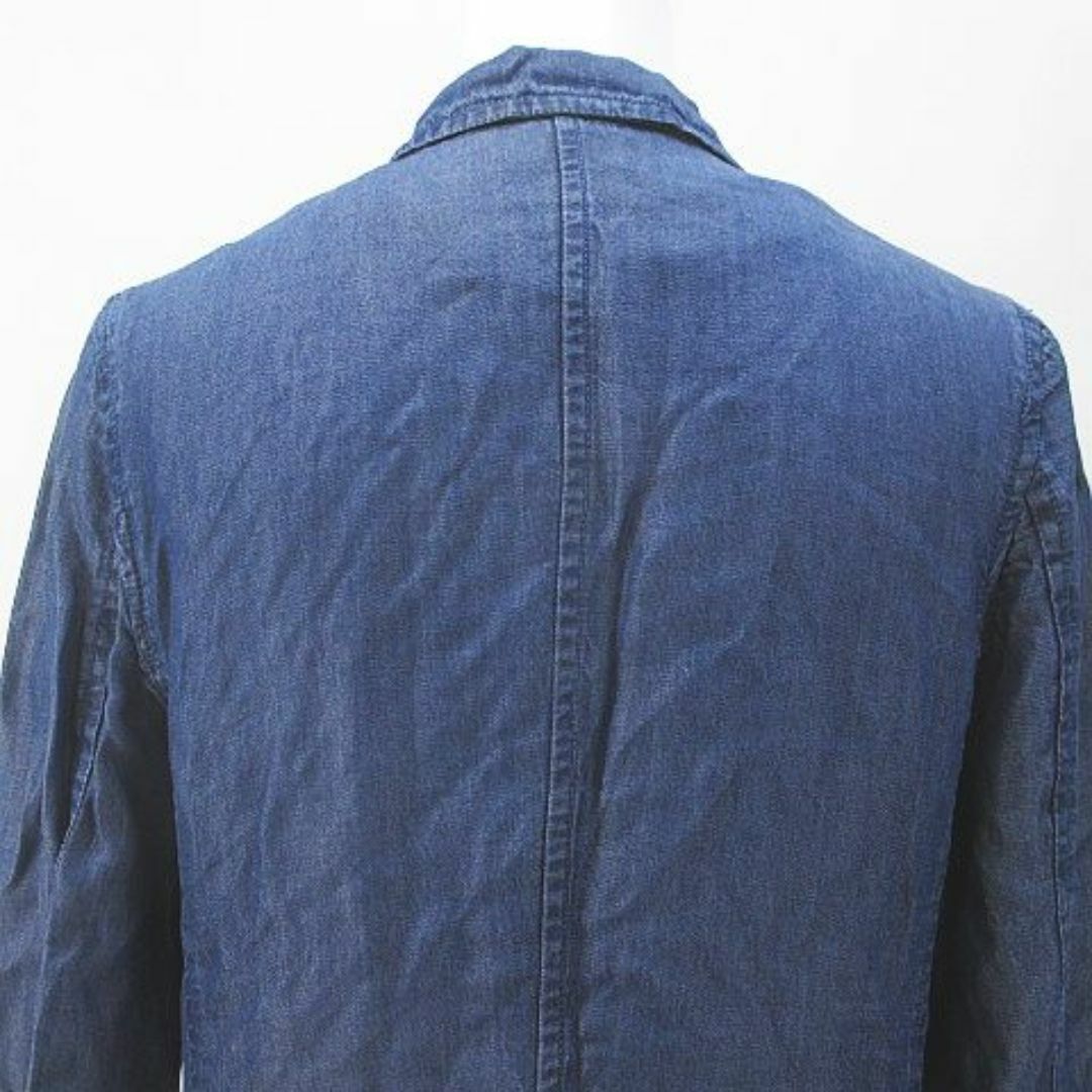 Adam et Rope'(アダムエロぺ)のAdam et Rope' 長袖 シングルジャケット 36 青系 ブルー レディースのジャケット/アウター(Gジャン/デニムジャケット)の商品写真