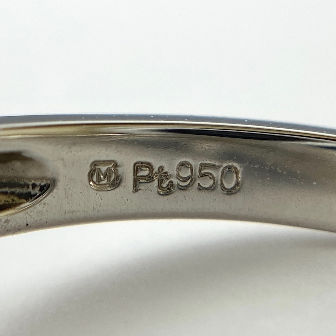 MIKIMOTO(ミキモト)のミキモト メレダイヤ デザインリング 13.5号 Pt950 【中古】 レディースのアクセサリー(リング(指輪))の商品写真