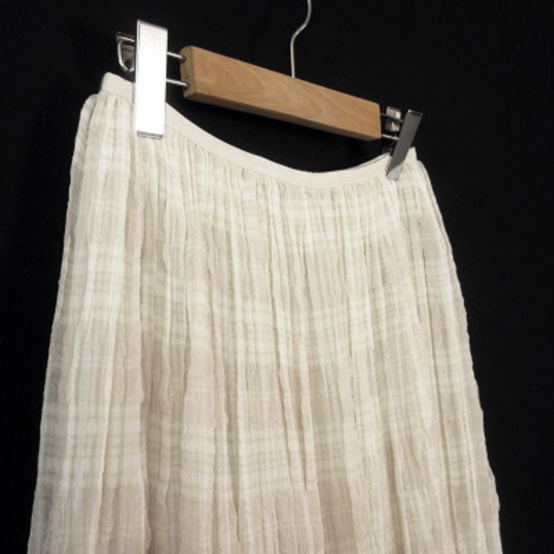 DRESSTERIOR(ドレステリア)のドレステリア DRESSTERIOR シアーチェックワッシャープリーツスカート レディースのスカート(ロングスカート)の商品写真