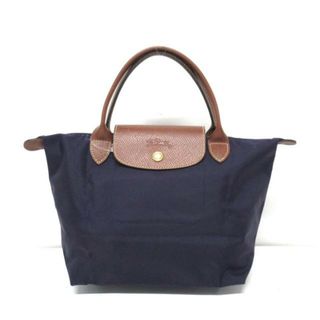 ロンシャン(LONGCHAMP)のLONGCHAMP(ロンシャン) トートバッグ ル・プリアージュオリジナル パープル×ダークブラウン 折りたたみ ナイロン×レザー(トートバッグ)