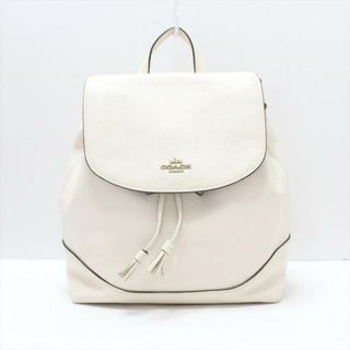 コーチ(COACH)のCOACH(コーチ) リュックサック - F72645 白 レザー(リュック/バックパック)