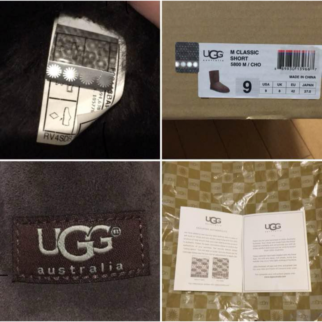 UGG(アグ)のUGG アグ ムートンブーツ クラシックショート メンズ メンズの靴/シューズ(ブーツ)の商品写真
