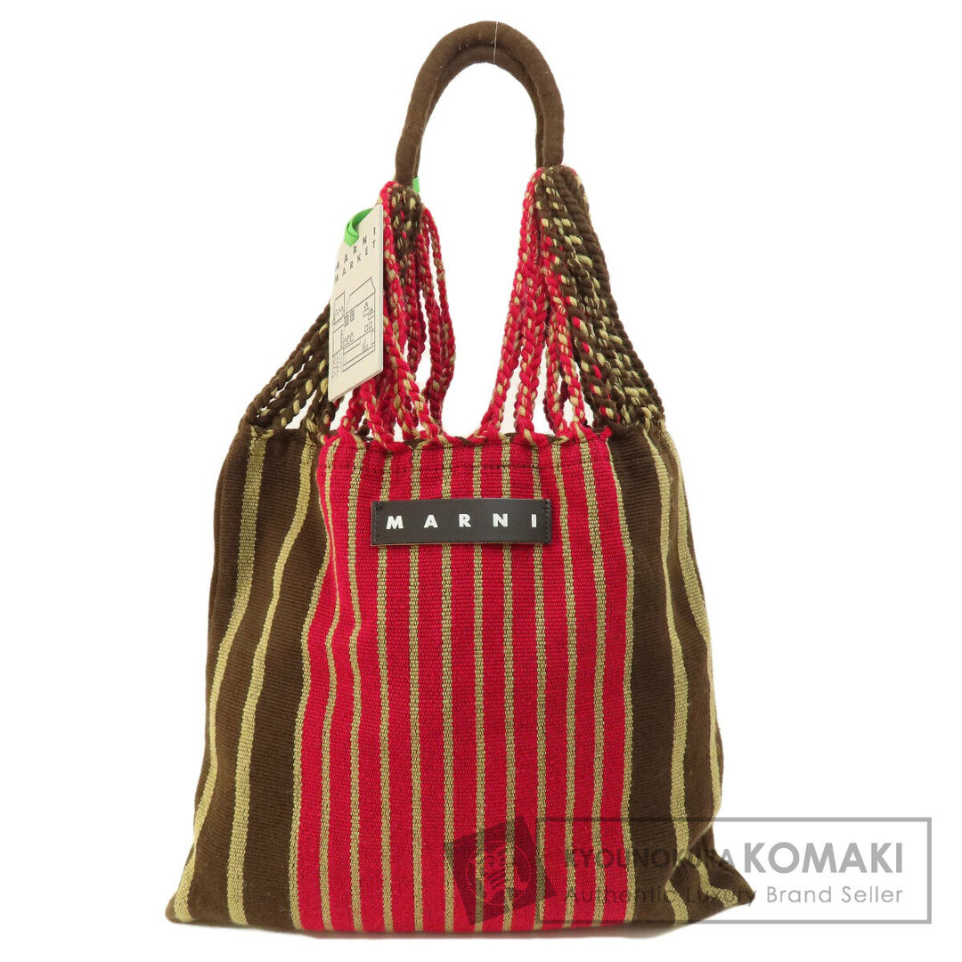 Marni(マルニ)のMARNI フラワーカフェ ハンモック ストライプ トートバッグ ポリエステル レディース レディースのバッグ(トートバッグ)の商品写真