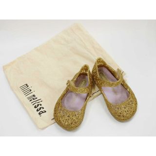 メリッサ(melissa)の【夏物 新入荷!】▼メリッサ/melissa▼12.5cm ラバーシューズ/シューズ/靴 ゴールド×薄紫  【中古】 子供 キッズ kids ベビー baby 女の子 夏 shoes 824042(その他)