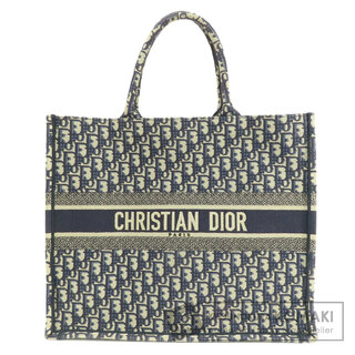 クリスチャンディオール(Christian Dior)のCHRISTIAN DIOR ブックトート トートバッグ キャンバス レディース(トートバッグ)