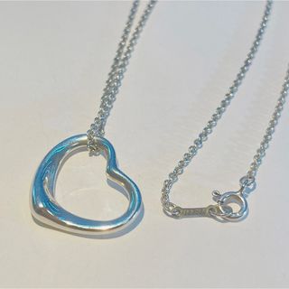 ティファニー(Tiffany & Co.)の725 ティファニー　オープンハート　ミディアム　ネックレス　925(ネックレス)