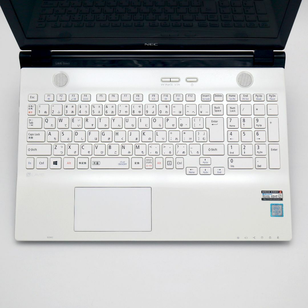 NEC(エヌイーシー)のNECノートパソコン Corei5 新品SSD Windows11 オフィス付き スマホ/家電/カメラのPC/タブレット(ノートPC)の商品写真