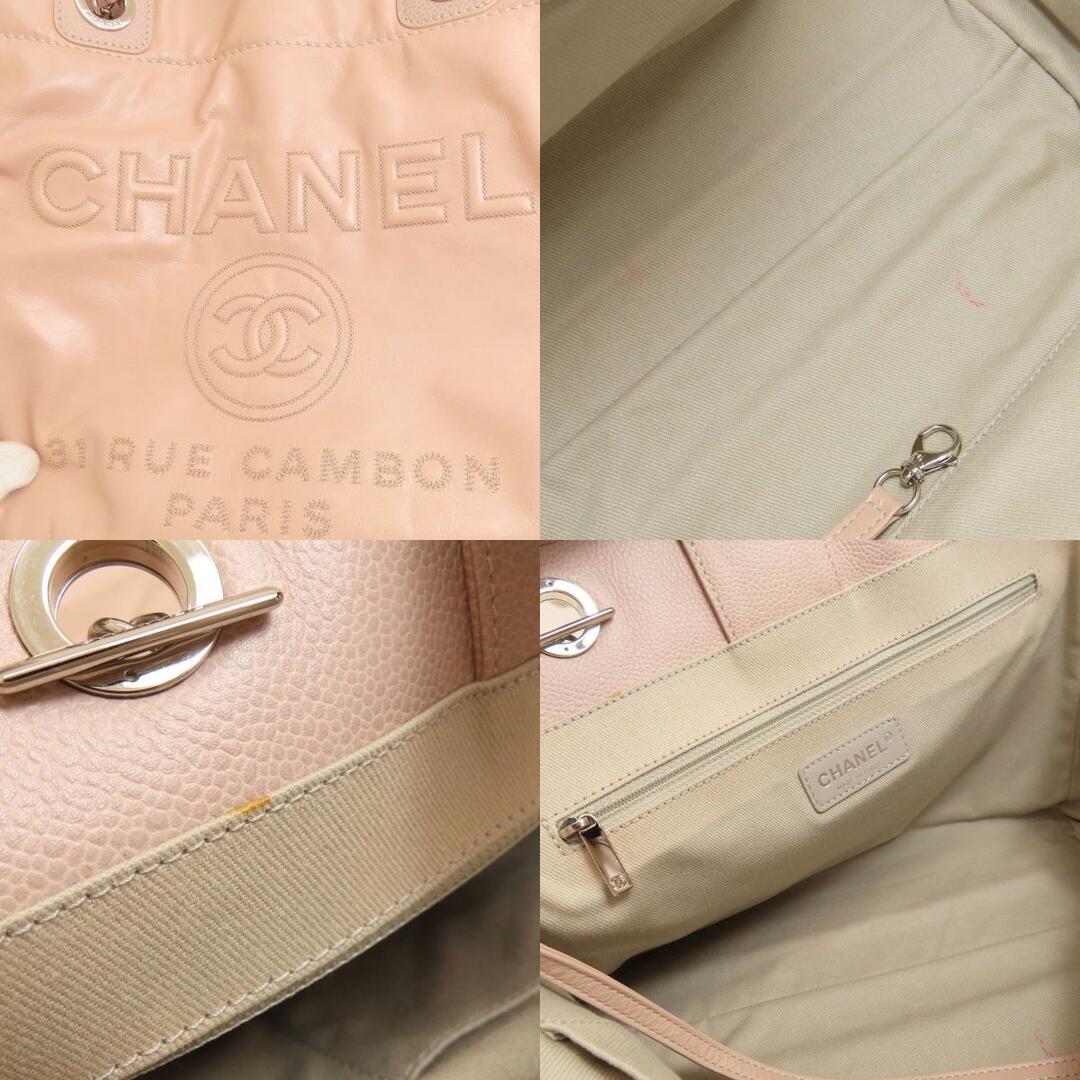 CHANEL(シャネル)のCHANEL ドーヴィルMM トートバッグ カーフ レディース レディースのバッグ(トートバッグ)の商品写真