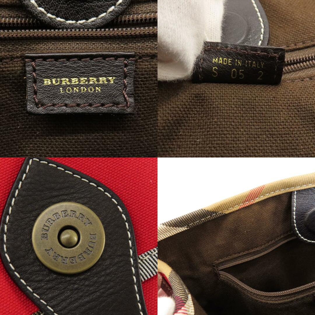 BURBERRY(バーバリー)のBURBERRY ノヴァチェック ハンドバッグ キャンバス レディース レディースのバッグ(ハンドバッグ)の商品写真