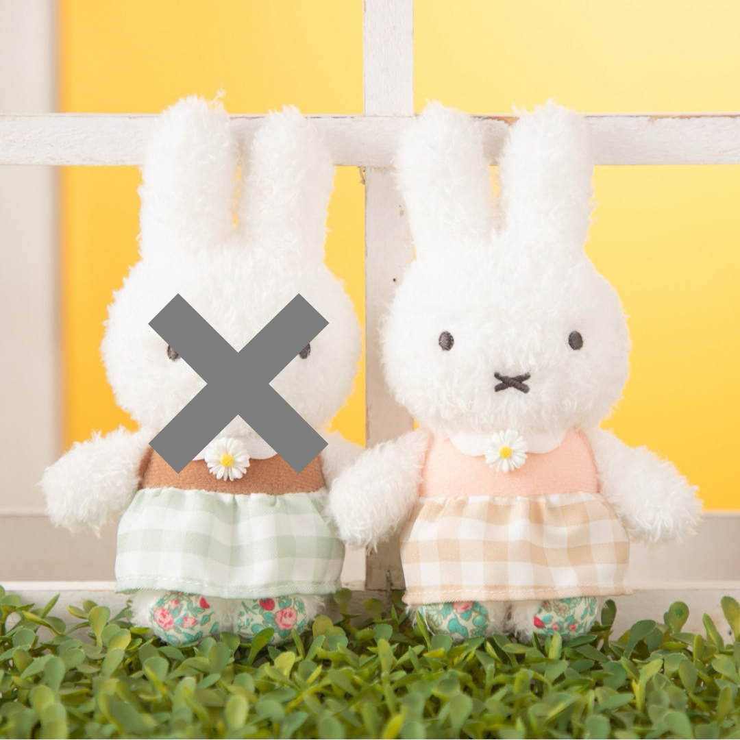 miffy(ミッフィー)のフラワーミッフィーほわほわマスコットデイジーピンク エンタメ/ホビーのおもちゃ/ぬいぐるみ(キャラクターグッズ)の商品写真