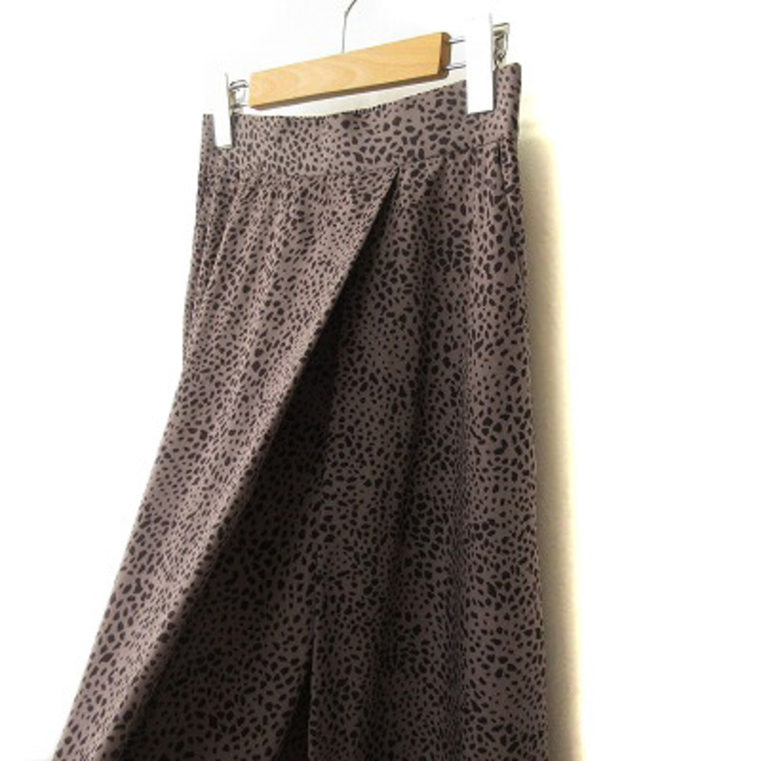 MK MICHEL KLEIN(エムケーミッシェルクラン)のエムケー ミッシェルクラン MK MICHEL KLEIN スカート レオパード レディースのスカート(ロングスカート)の商品写真